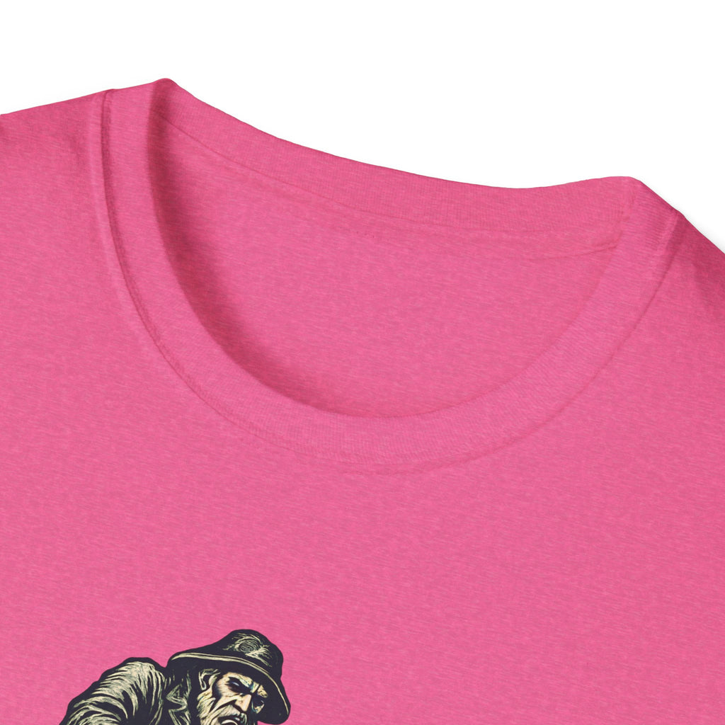 Fisherman Reeling Giant Fish T-Shirt