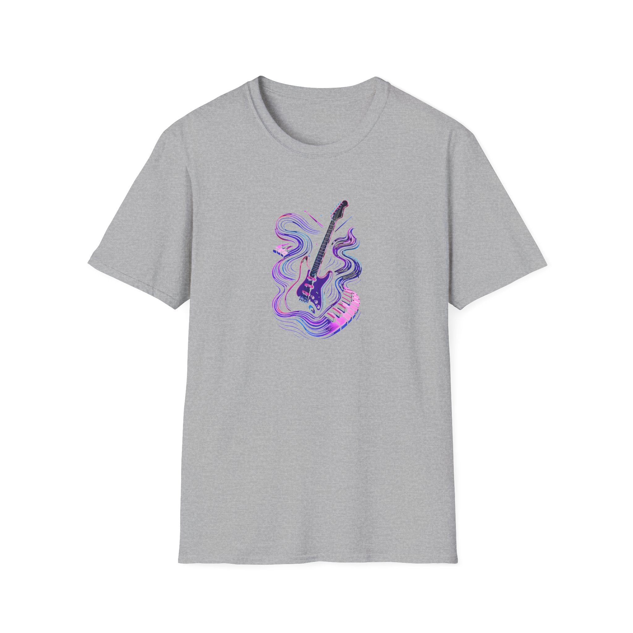 Neon Electric Guitar T-Shirt