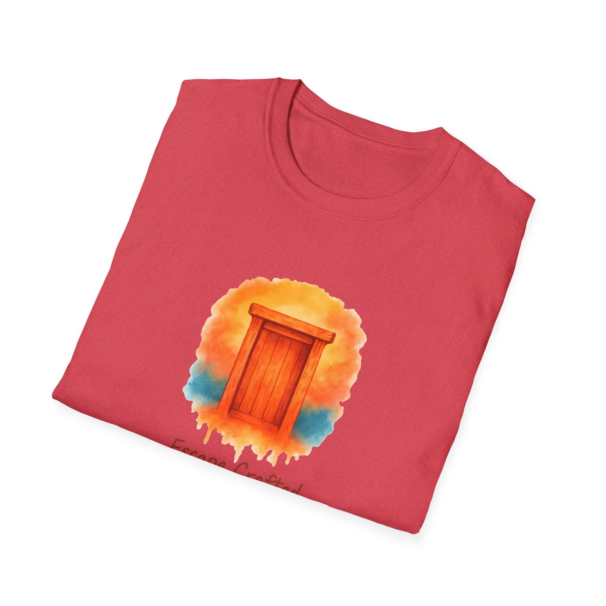 Wooden Door Illustration T-Shirt