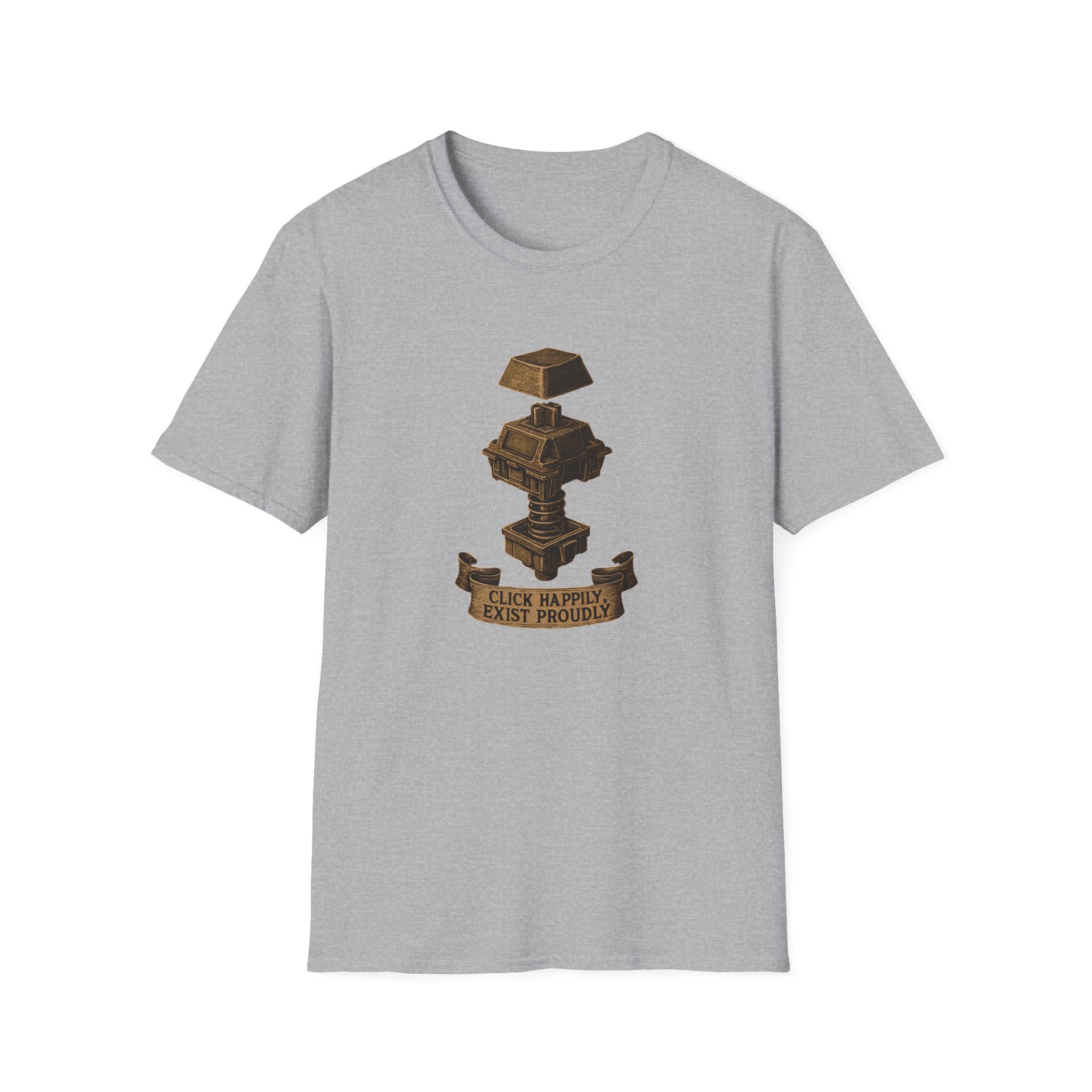 Spring-loaded mechanical sculpture T-Shirt