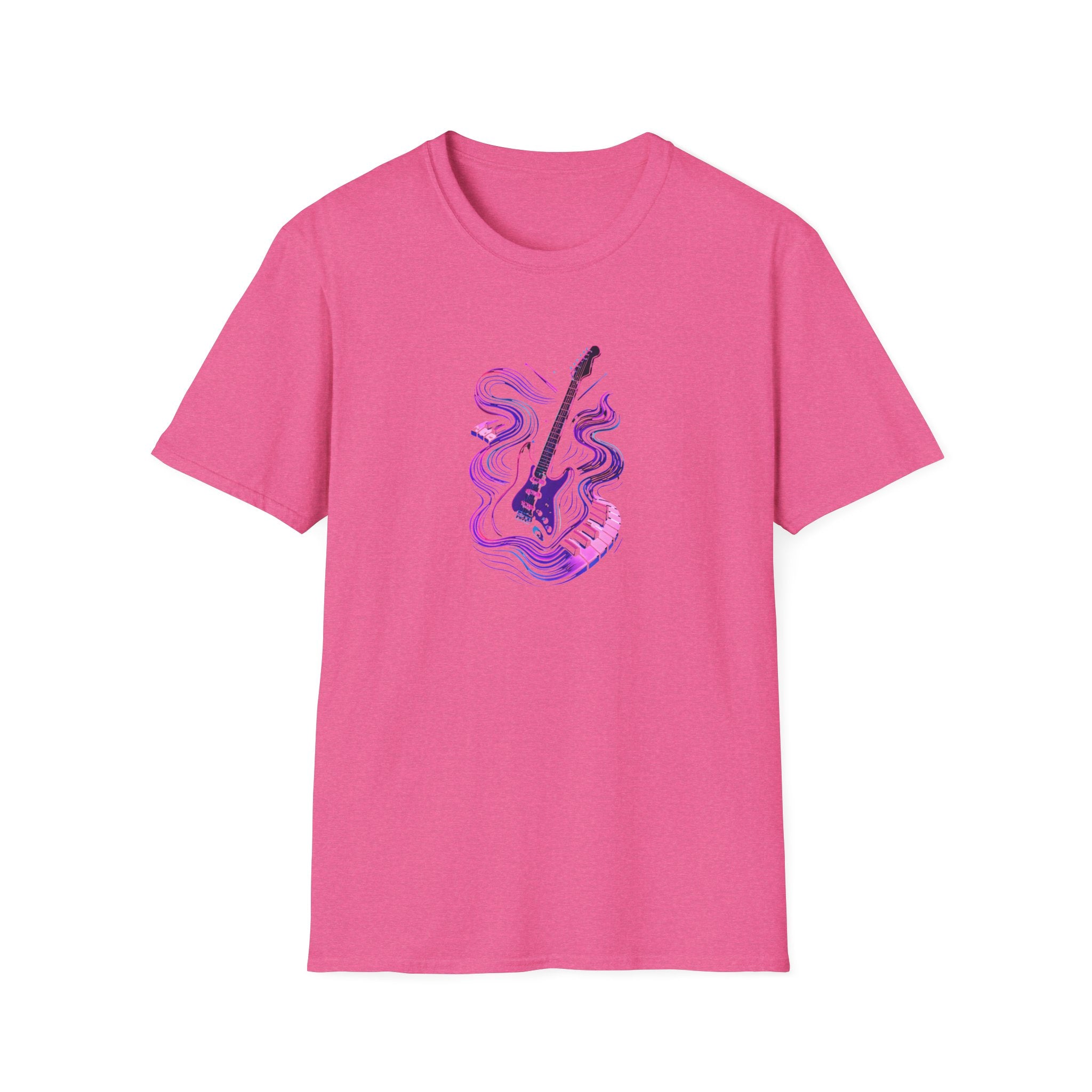 Neon Electric Guitar T-Shirt