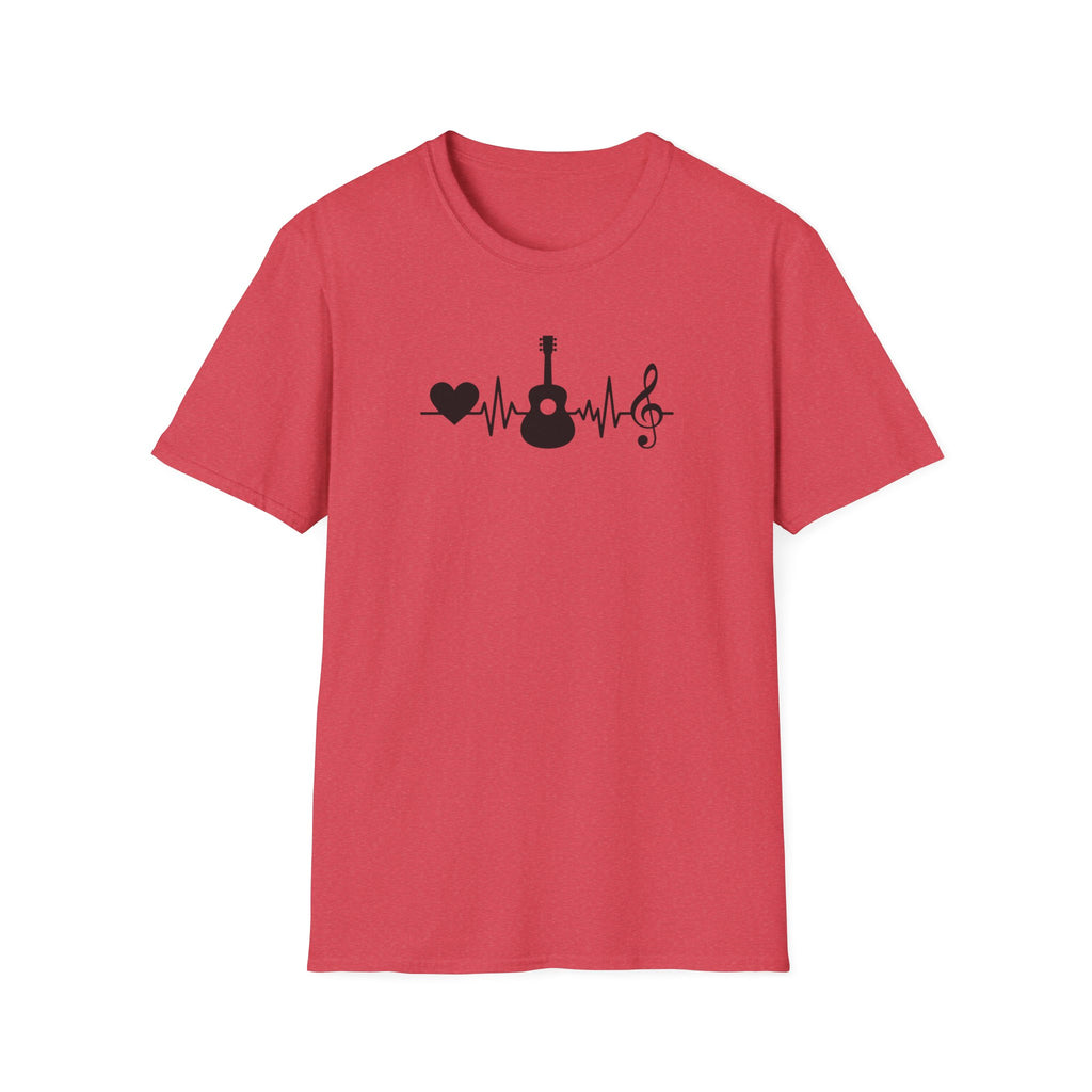 Heartbeat Guitar Music T-Shirt