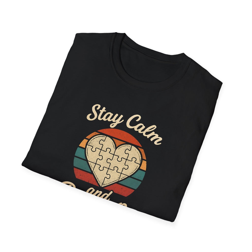 Stay Calm Puzzle On T-Shirt