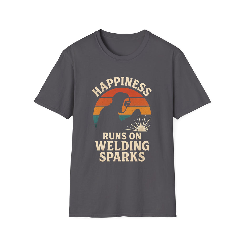 Happiness Runs on Welding T-Shirt