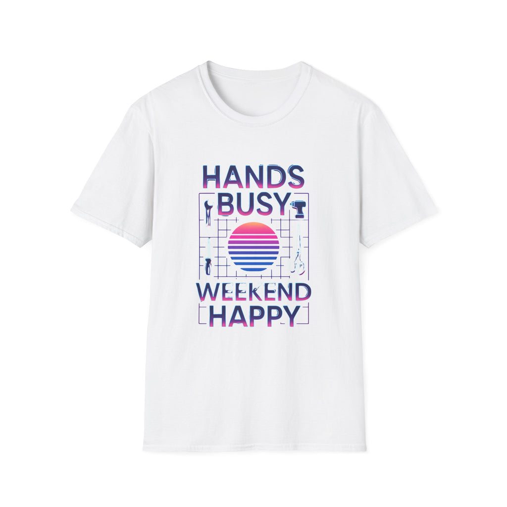 Busy Hands Neon Sign T-Shirt