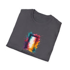 Rainbow Watercolor Frame T-Shirt