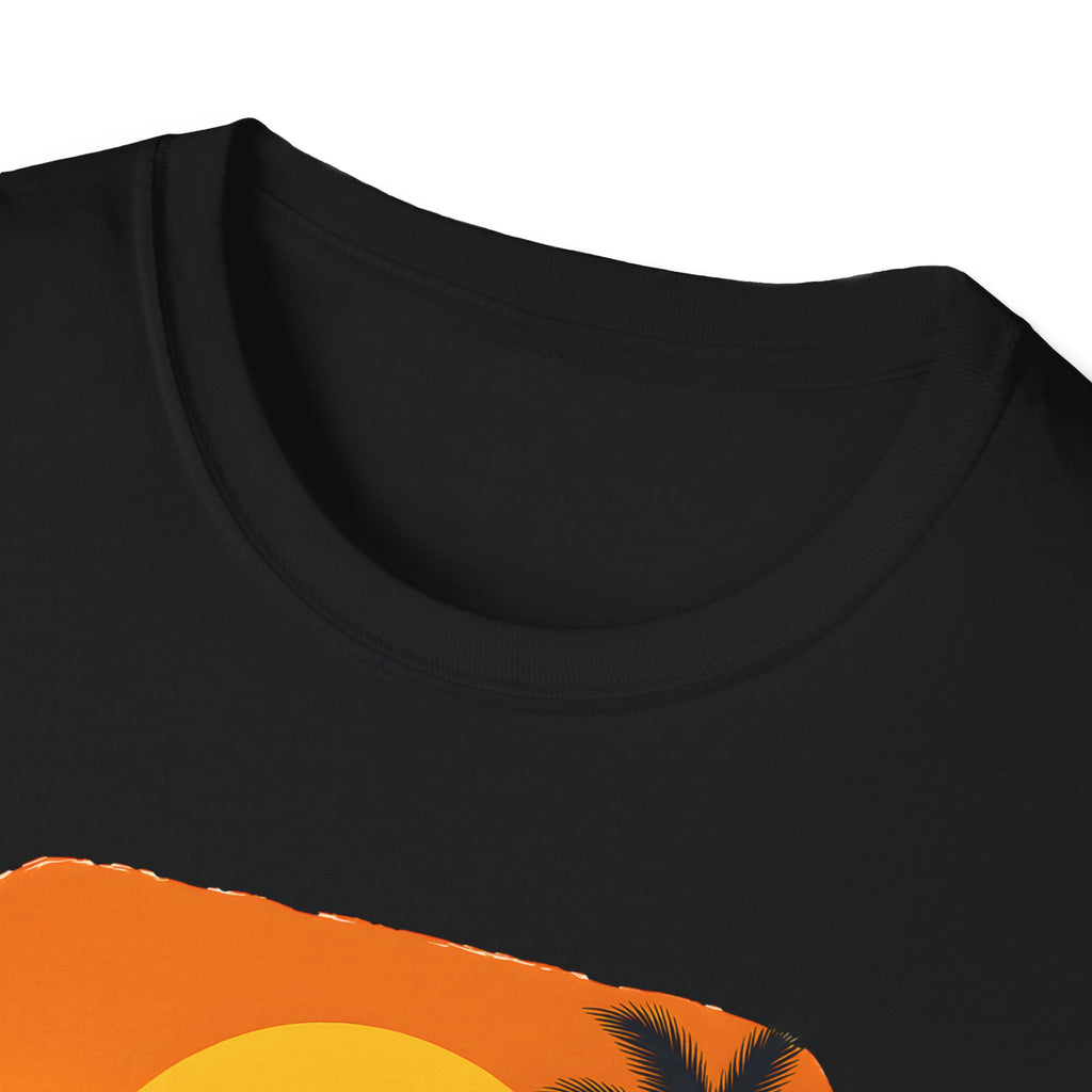 Sunset Surfer on Beach T-Shirt