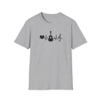 Heartbeat Guitar Music T-Shirt