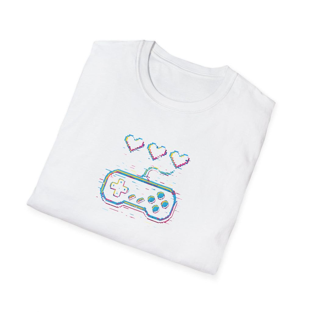 Three Hearts Gaming Controller T-Shirt