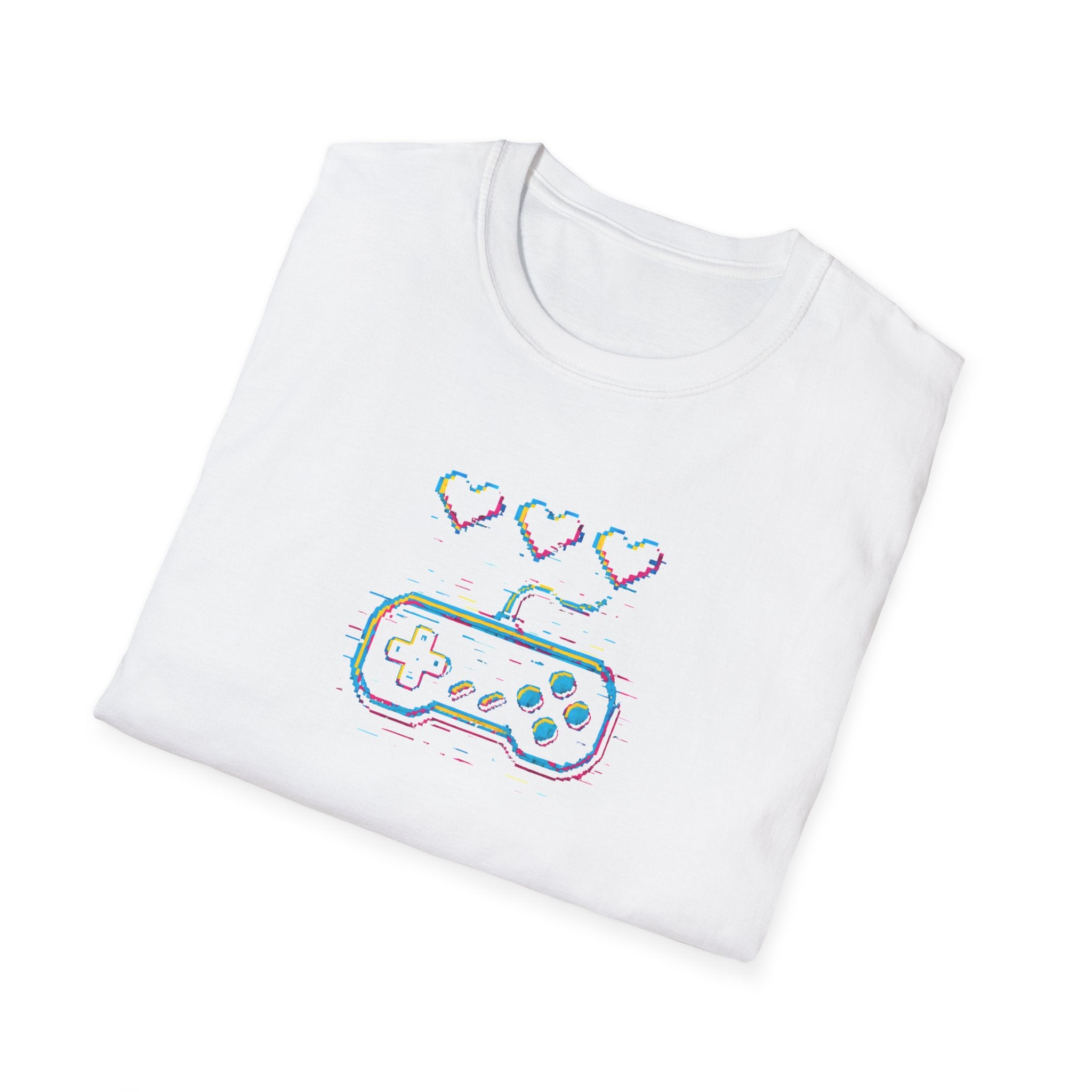 Three Hearts Gaming Controller T-Shirt