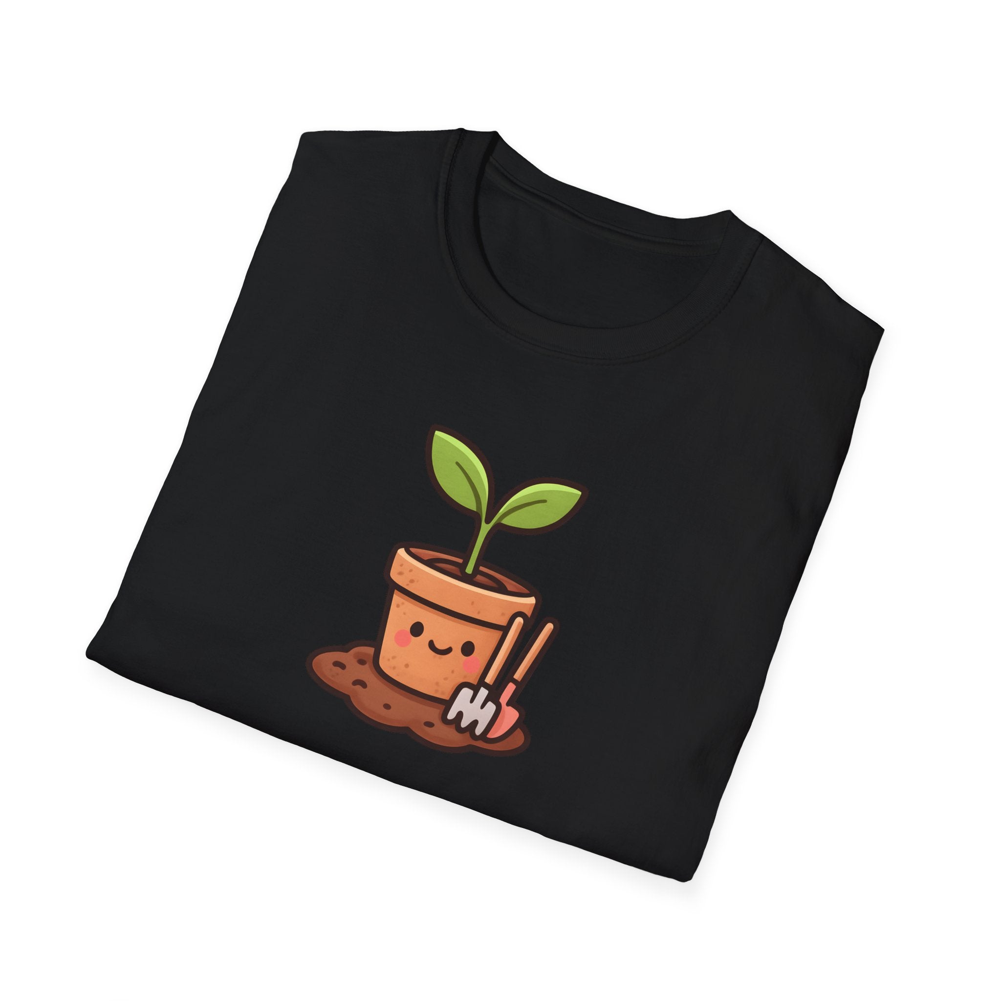 Smiling Plant in Pot T-Shirt
