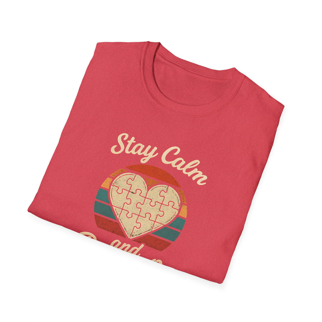 Stay Calm Puzzle On T-Shirt