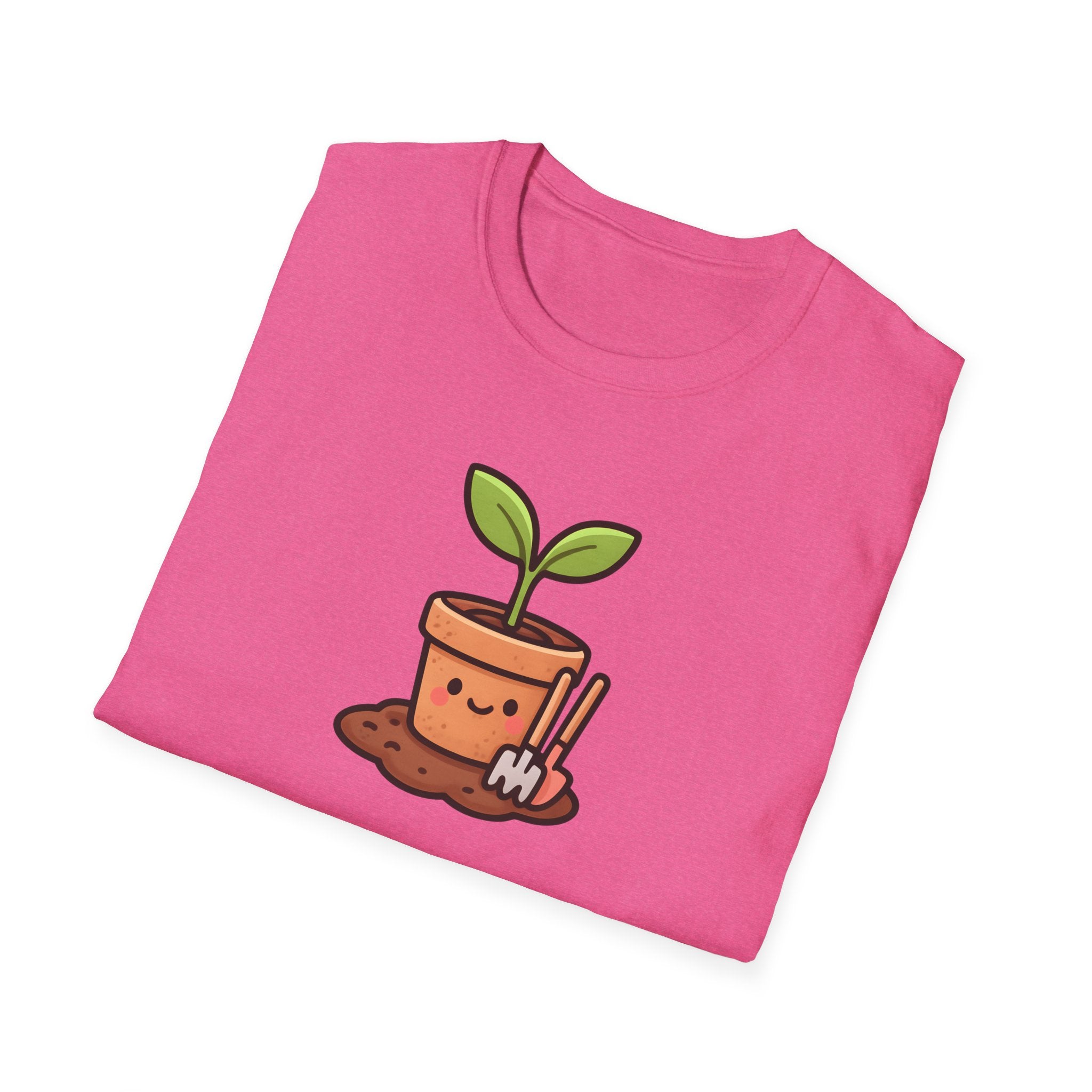 Smiling Plant in Pot T-Shirt
