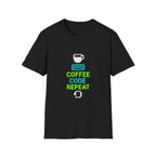 Coffee Code Repeat T-Shirt